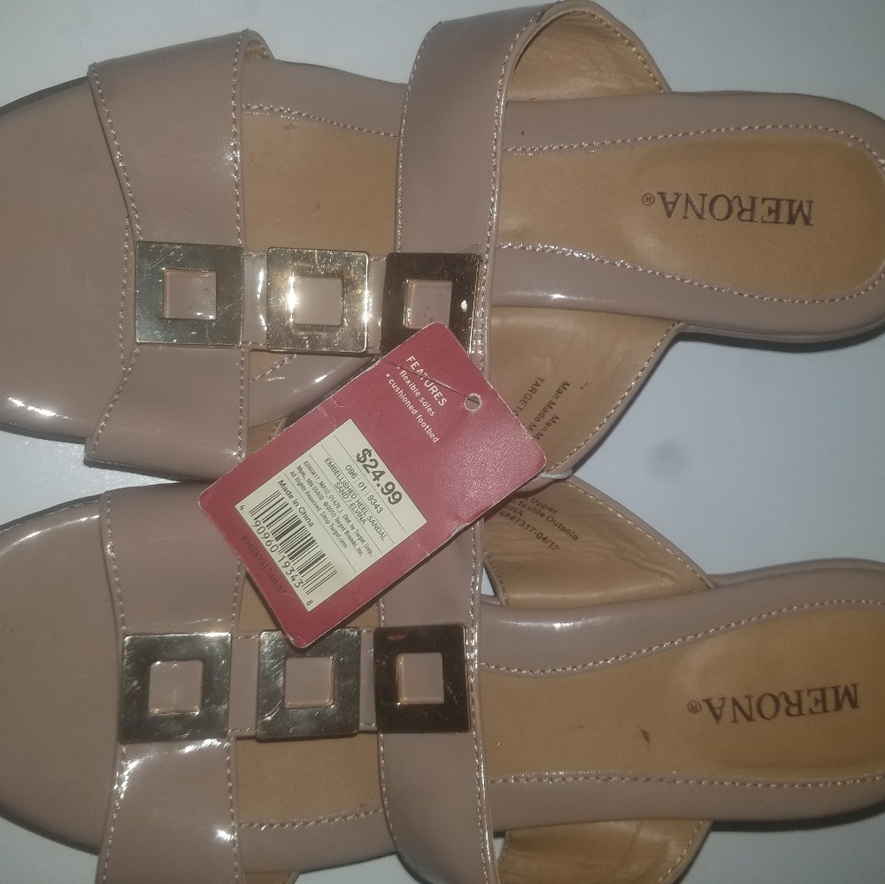 Fancy new with tags sandals.
